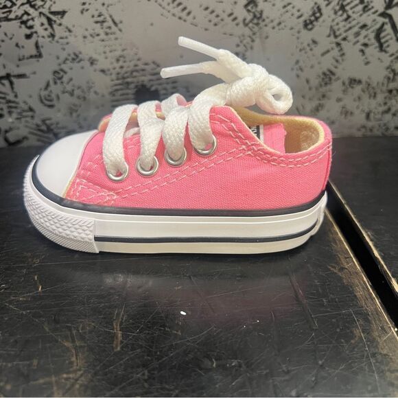 New Converse Infant CTAS Low Pink 7j238 - Picture 2 of 6